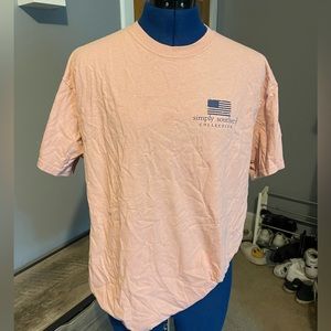 Simply southern pink w dog on it shirt